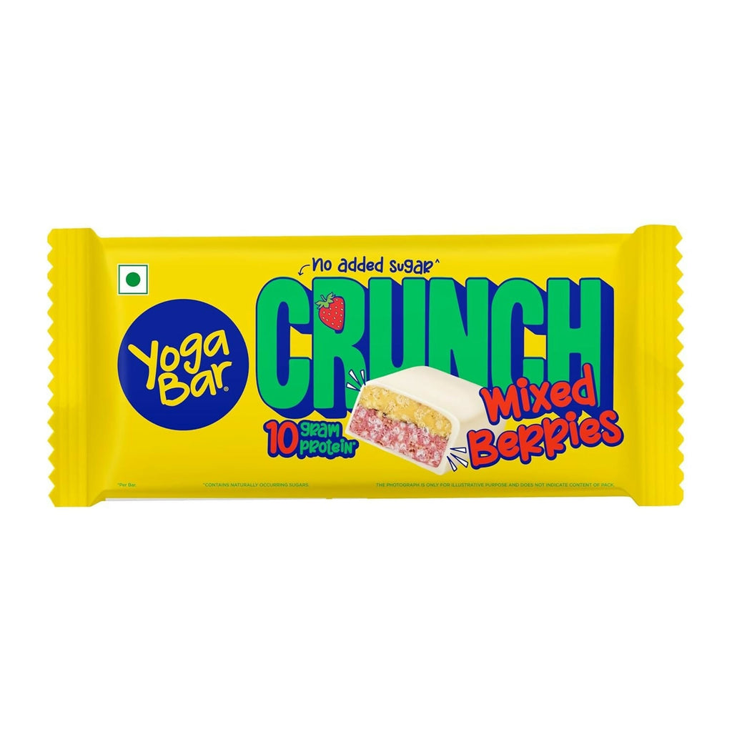 Yoga Bar Crunch Mixed Berries Protein Bar | Grocsy