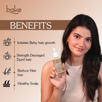 Bake Pure Rosemary Oil Hair Serum with Anagain & Biotin | Grocsy