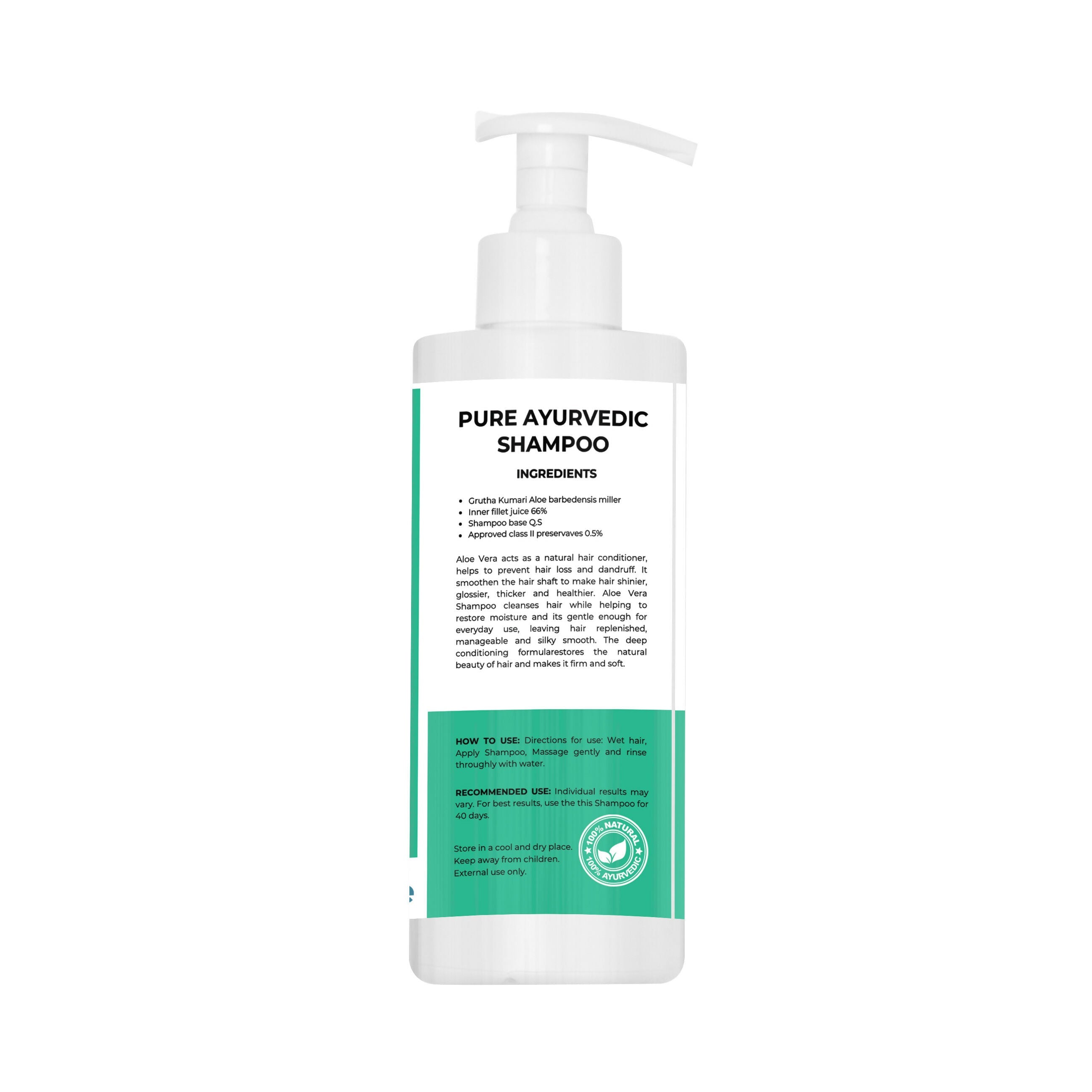 The Ayur House B Aloe Herbal Shampoo | Grocsy