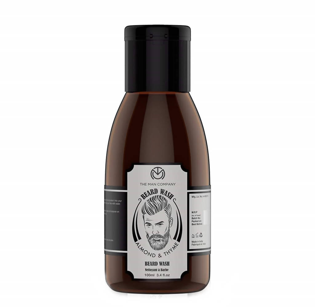 The Man Company Beard Wash With Almond & Thyme | Grocsy