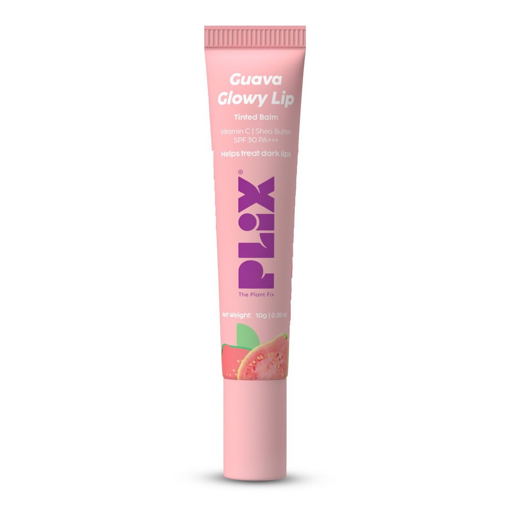 PLIX The Plant Fix Guava Glowy Lip Tinted Balm | Grocsy