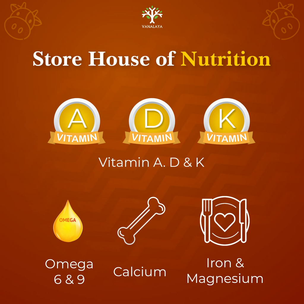Vanalaya A2 Desi Cow Ghee Prepared By Traditional Bilona Method | Grocsy