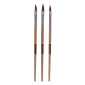 Bronson Professional Nail Art Acrylic Brush Set For Liquid And Powder No.6,8,10 | Grocsy