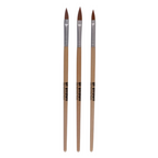 Bronson Professional Nail Art Acrylic Brush Set For Liquid And Powder No.6,8,10 | Grocsy