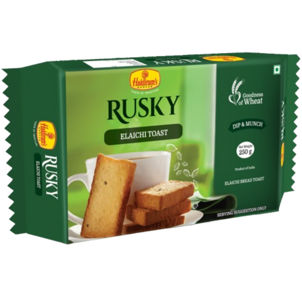Haldiram's Rusky Elaichi Toast | Grocsy