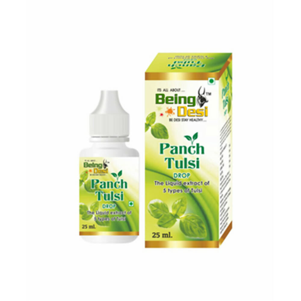 Being Desi Panch Tulsi Drops | Grocsy