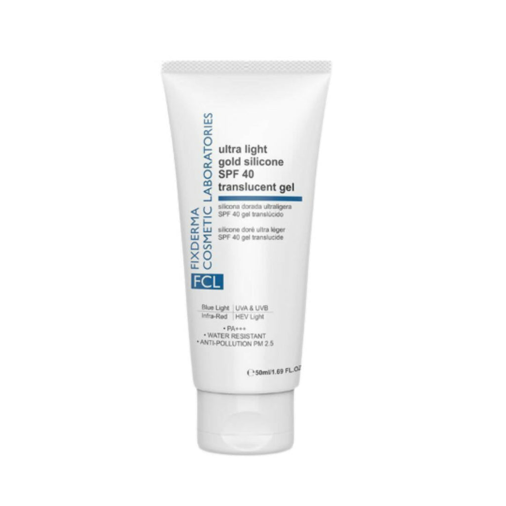 FCL Ultra Light Gold Silicone SPF 40 Translucent Gel | Grocsy