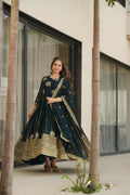 Joban Fashion Rama Georgette Sequence Embroidery Work Kurta Set | Grocsy