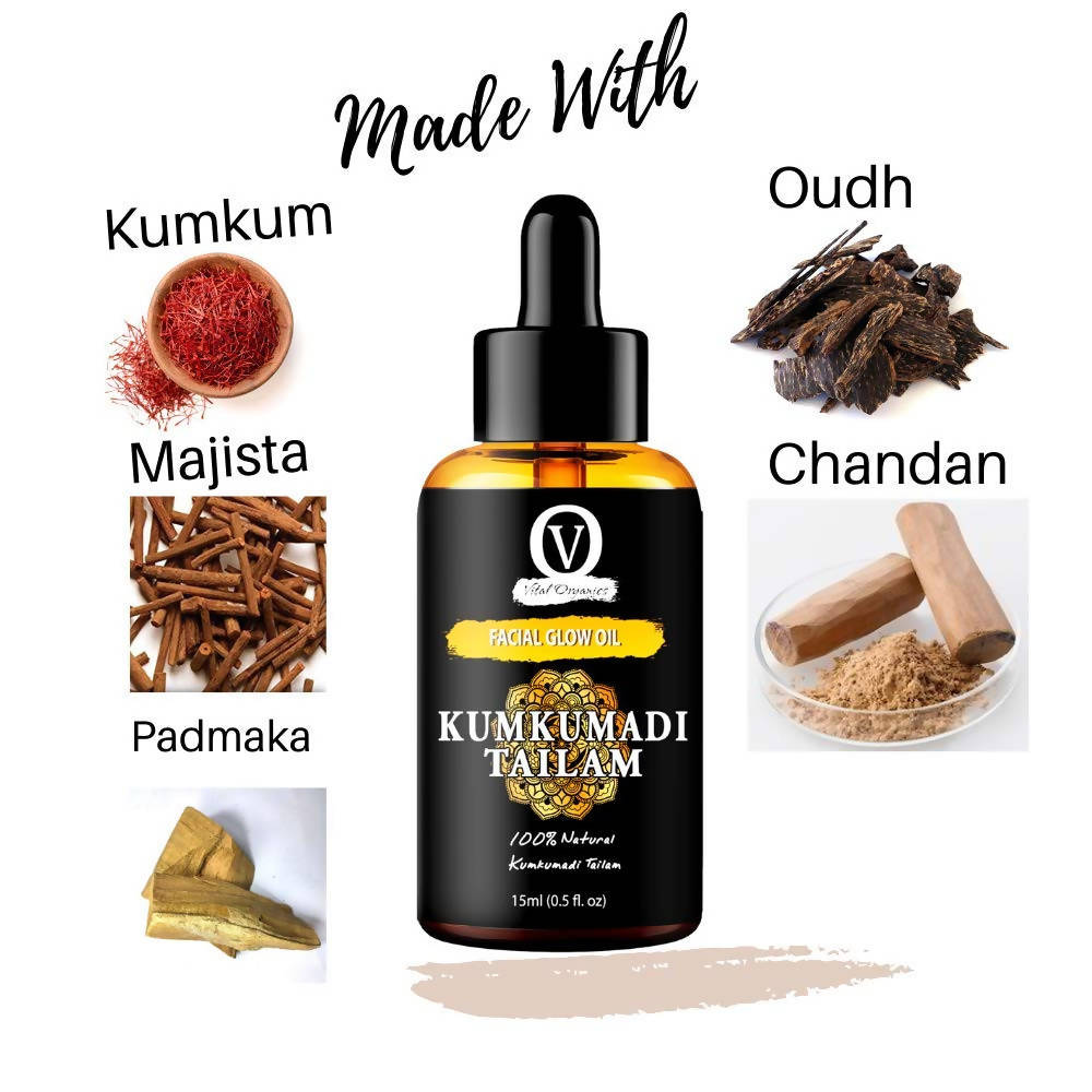 Vital Organics Kumkumadi Tailam Oil | Grocsy