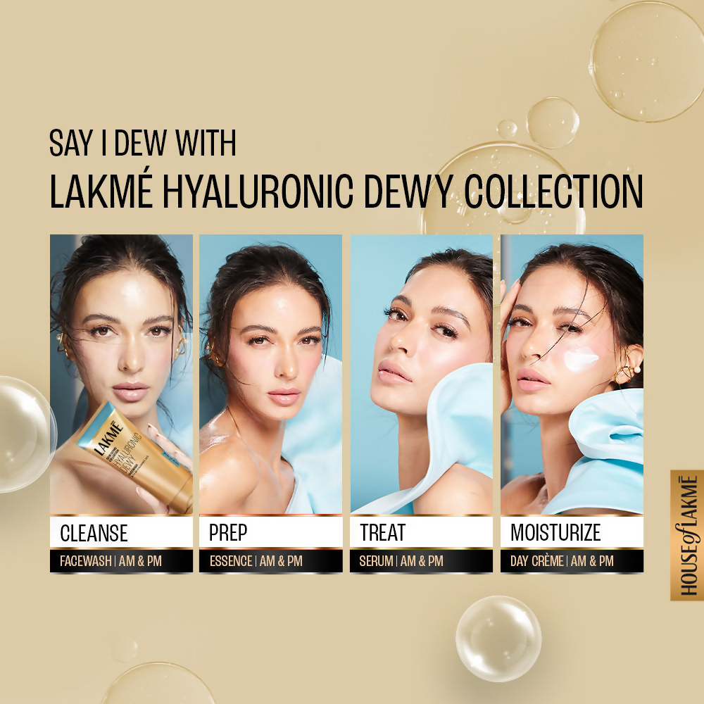 Lakme Hyaluronic Dewy Micro Essence With 4% Hyaluronic Acid | Grocsy