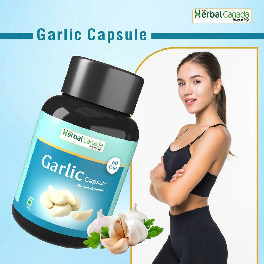 Herbal Canada Garlic Capsules | Grocsy