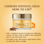Skiura Nature Dark Underarm Skin Whitening Cream | Grocsy