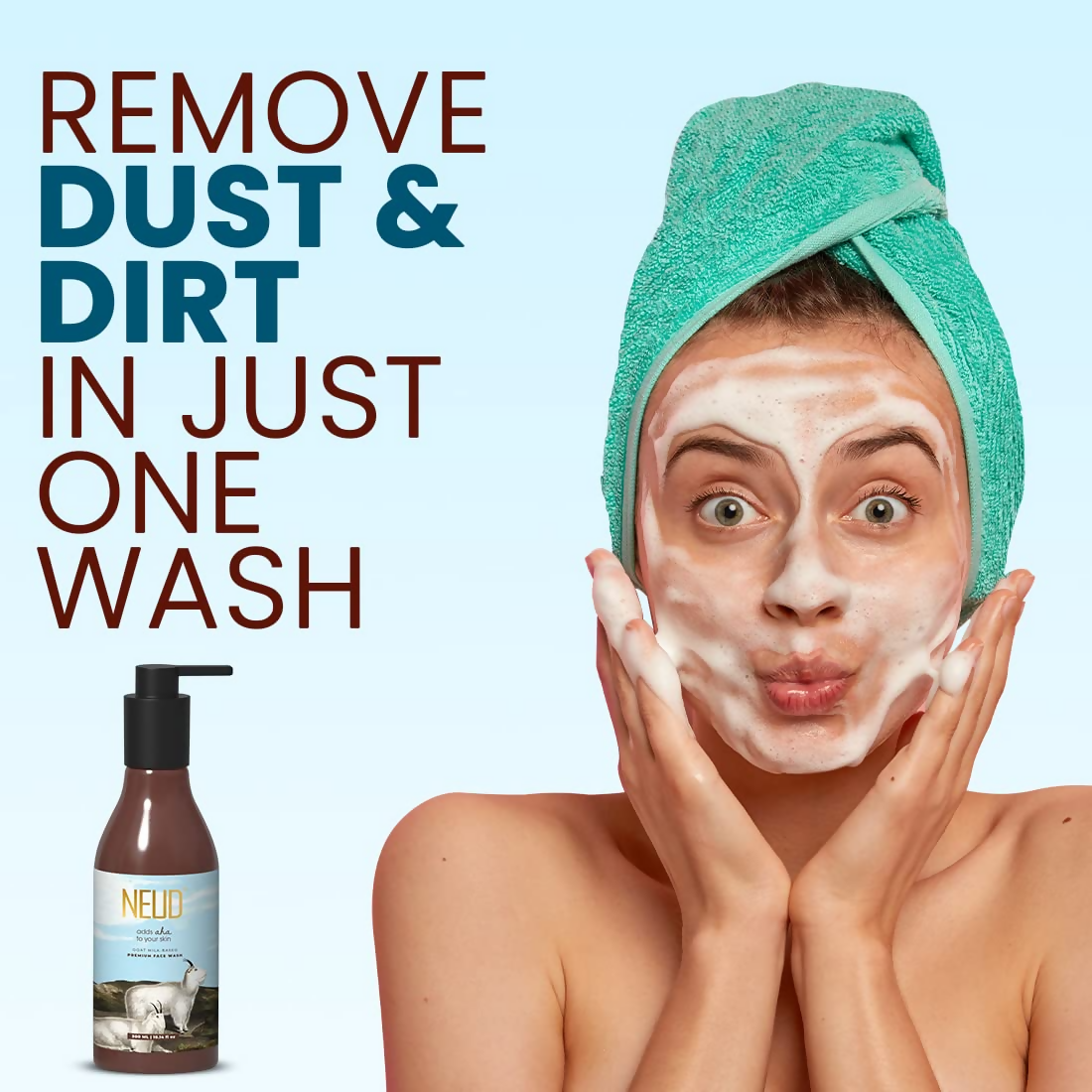 Neud Goat Milk Premium Face Wash | Grocsy