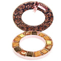 Ghasitaram Round Purple Assorted Bites Box | Grocsy