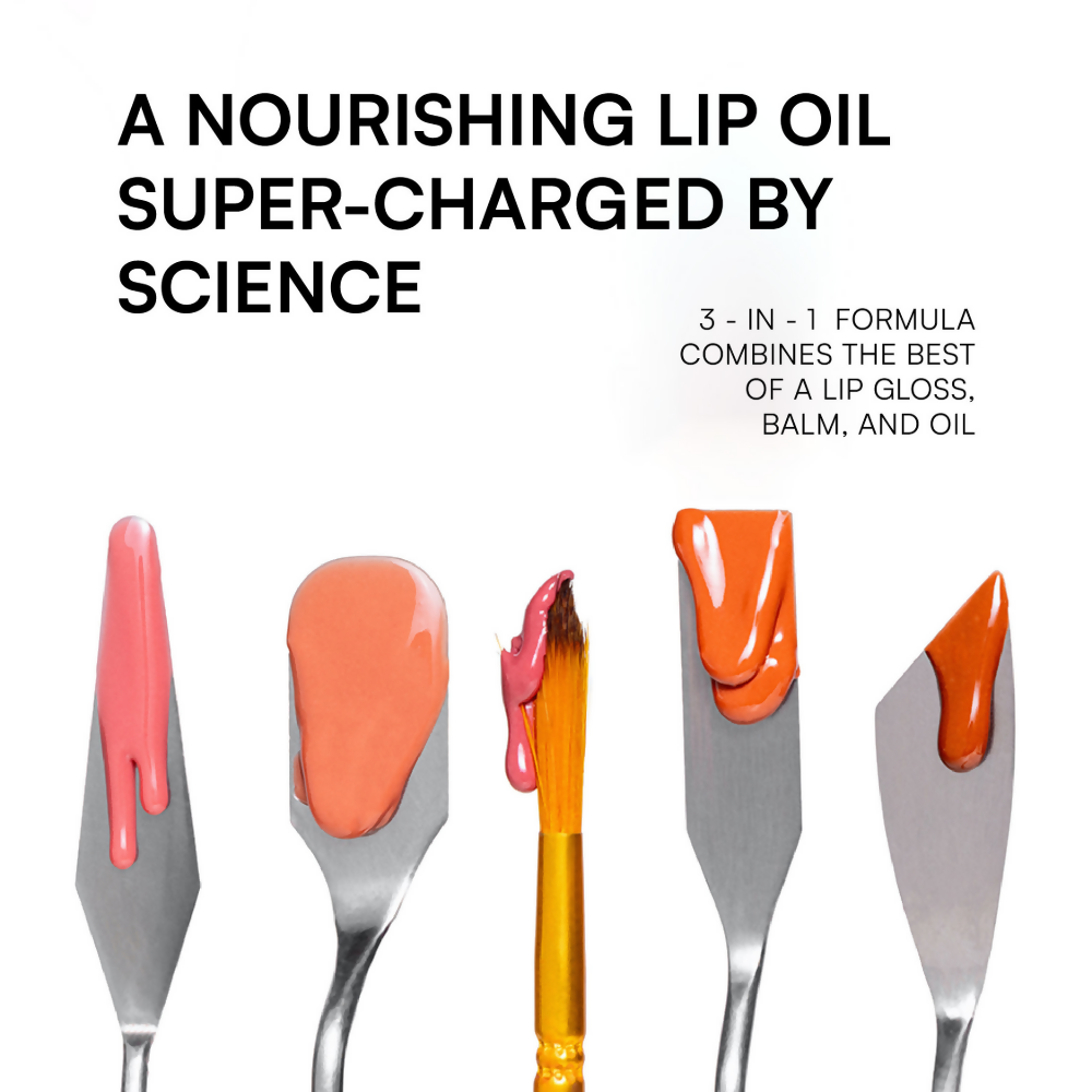 Gush Beauty Balmy Glossy Tinted Lip Oil - Soft Peach | Grocsy