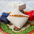 Indianvibez Colourful Beads With Stone Fancy Rakhi | Grocsy