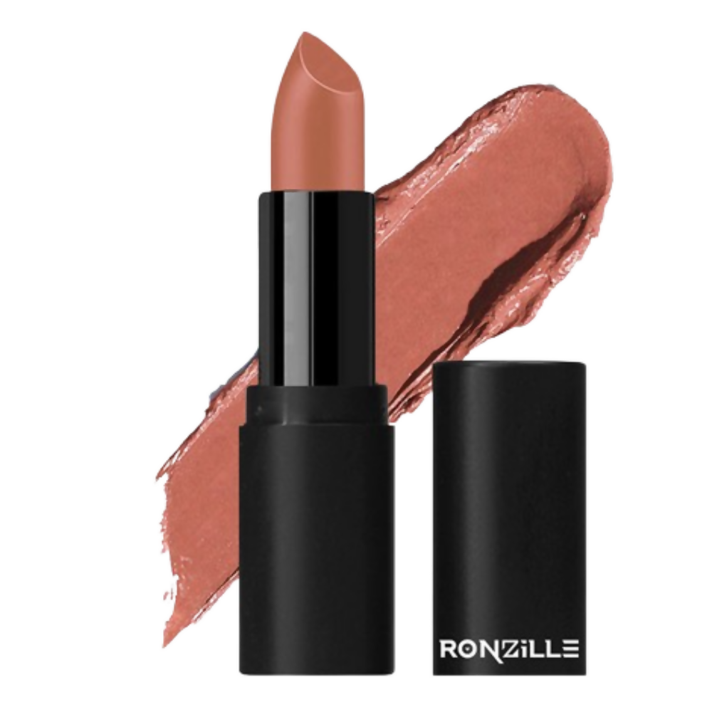Ronzille One Touch Up HD Matte Lipstick - Nude Truffle | Grocsy