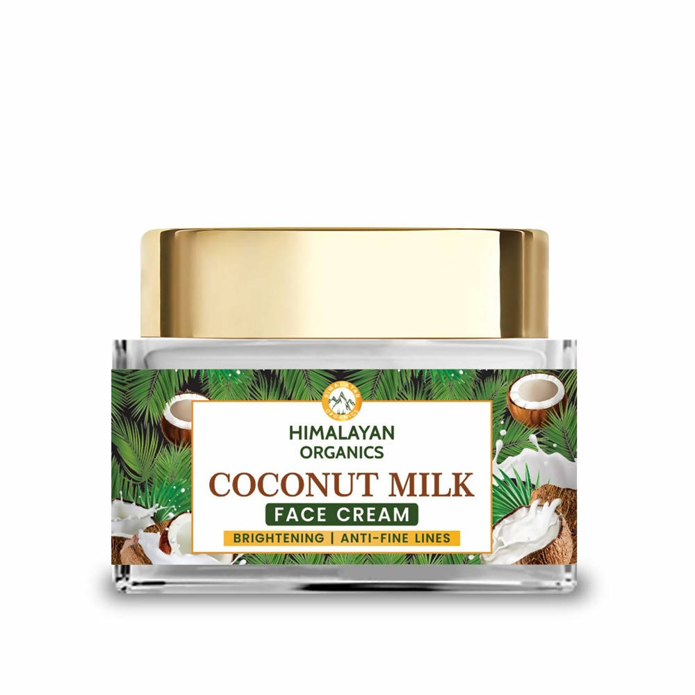 Himalayan Organics Coconut Milk Brightening And Anti-Fine Lines Face Cream | Grocsy