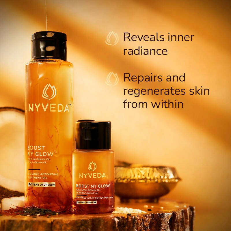 Nyveda Pre-bath Body Treatment Oil |Boost My Glow Radiance Activating | Grocsy