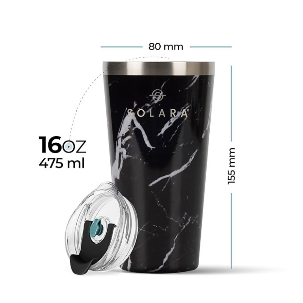 SOLARA Tumbler with lid and Straw | Grocsy