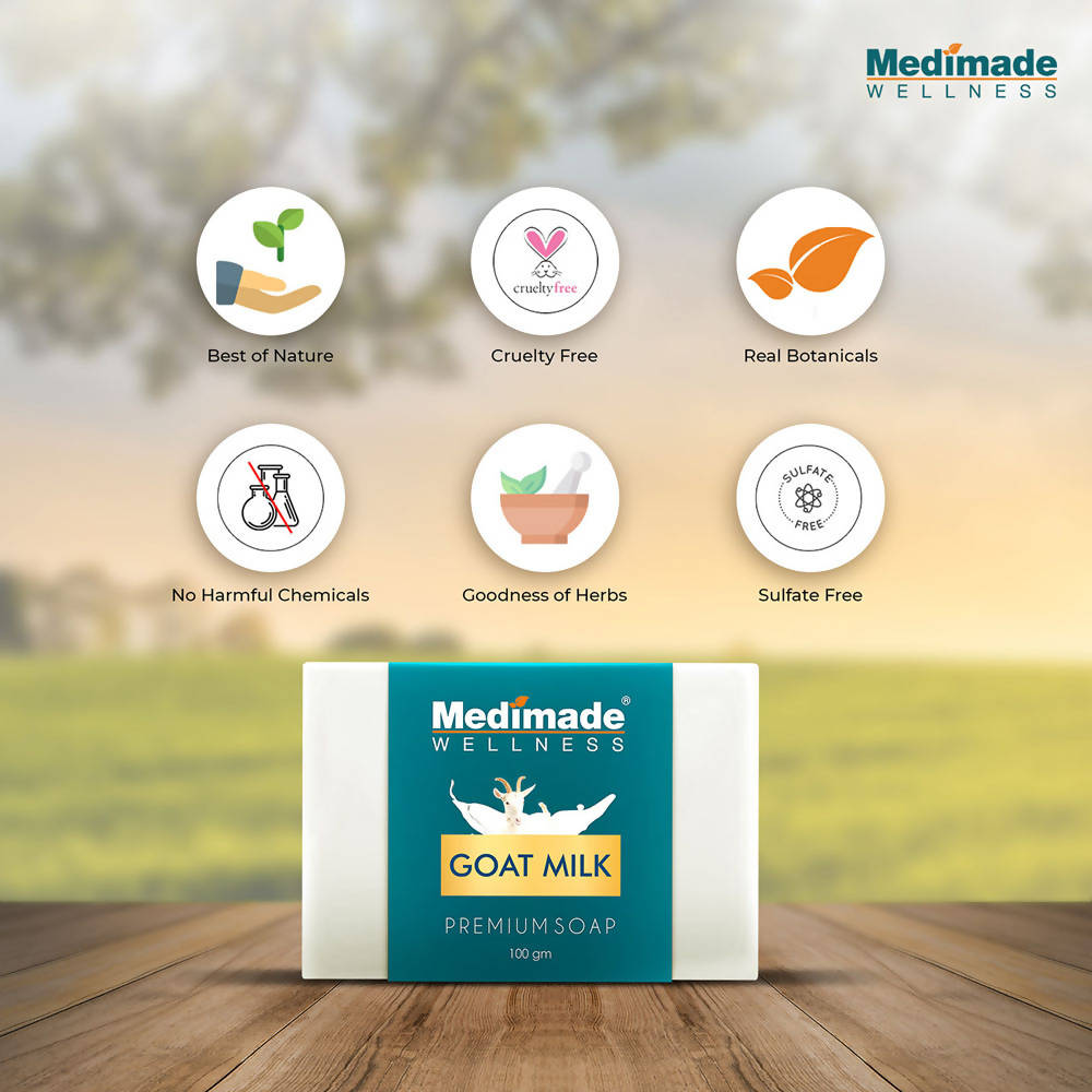 Medimade Wellness Goat Milk Premium Soap | Grocsy