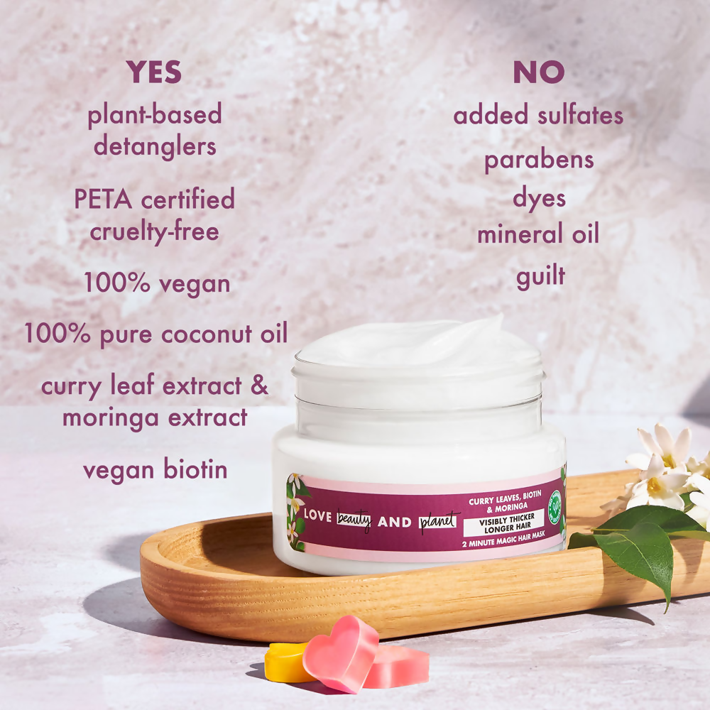 Love Beauty & Planet Curry Biotin & Moringa Hair Mask | Grocsy