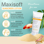 Maxisoft Sunscreen SPF 30 Lotion | Grocsy