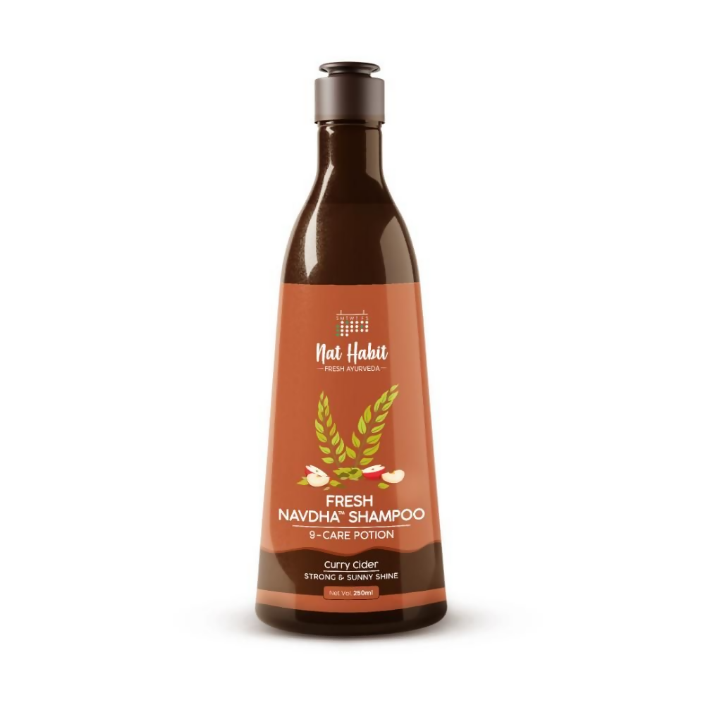 Nat Habit Curry Cider Navdha Shampoo | Grocsy