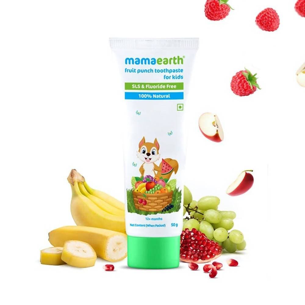 Mamaearth Fruit Punch Toothpaste For Kids | Grocsy