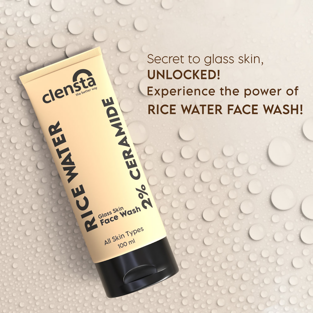 Clensta Rice Water Face Wash | Grocsy