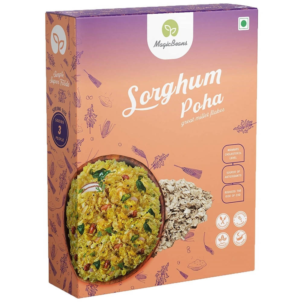 Magicbeans Sorghum/ Jowar Poha (Great Millet Flakes) | Grocsy
