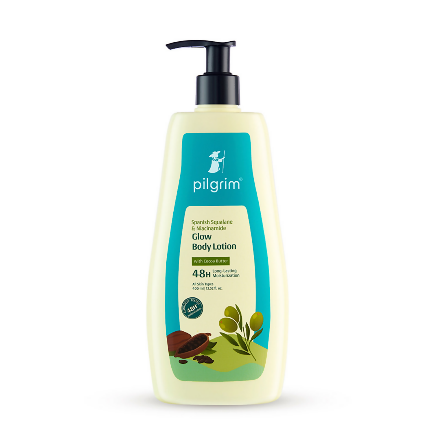 Pilgrim Spanish Squalane & Niacinamide Glow Body Lotion | Grocsy