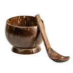 Thenga Coconut Shell Artisan Soup Bowl & Soup Spoon | Grocsy