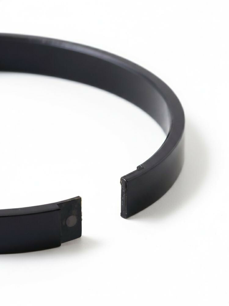 NVR Men Black Kada Bracelet | Grocsy