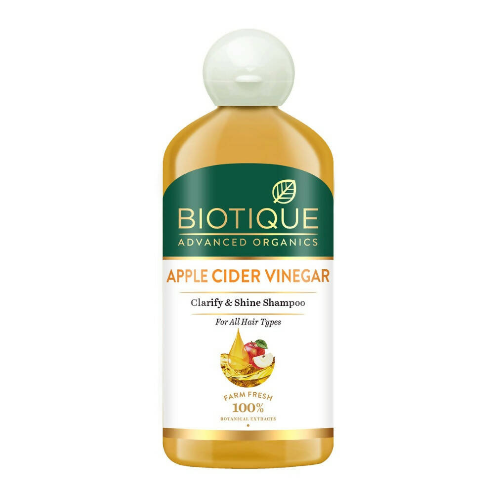 Biotique Advanced Organics Apple Cider Vinegar Clarify & Shine Shampoo | Grocsy