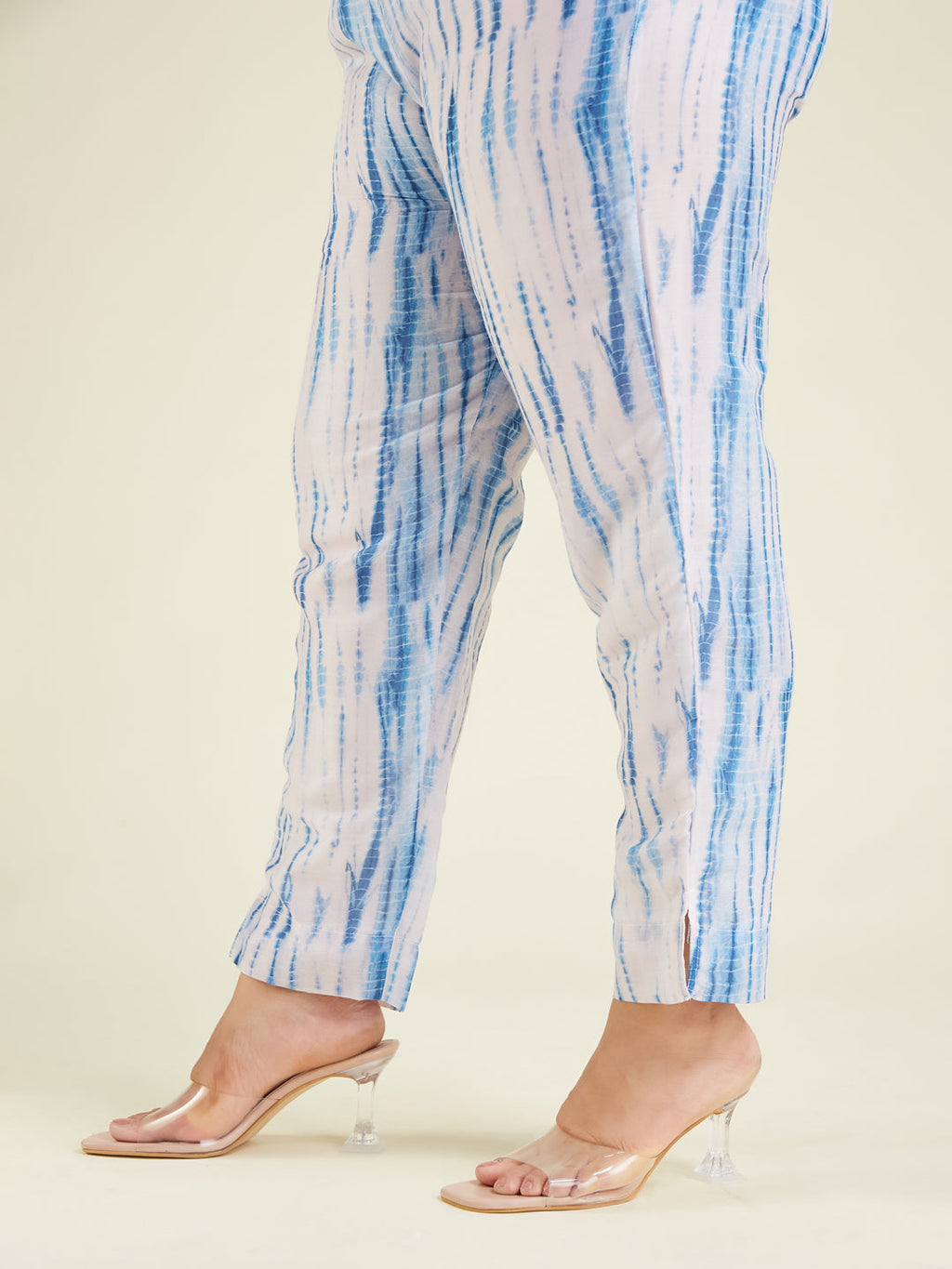 Janasya Light Silk Blend Tie & dye Straight Kurta Set | Grocsy