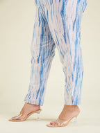 Janasya Light Silk Blend Tie & dye Straight Kurta Set | Grocsy