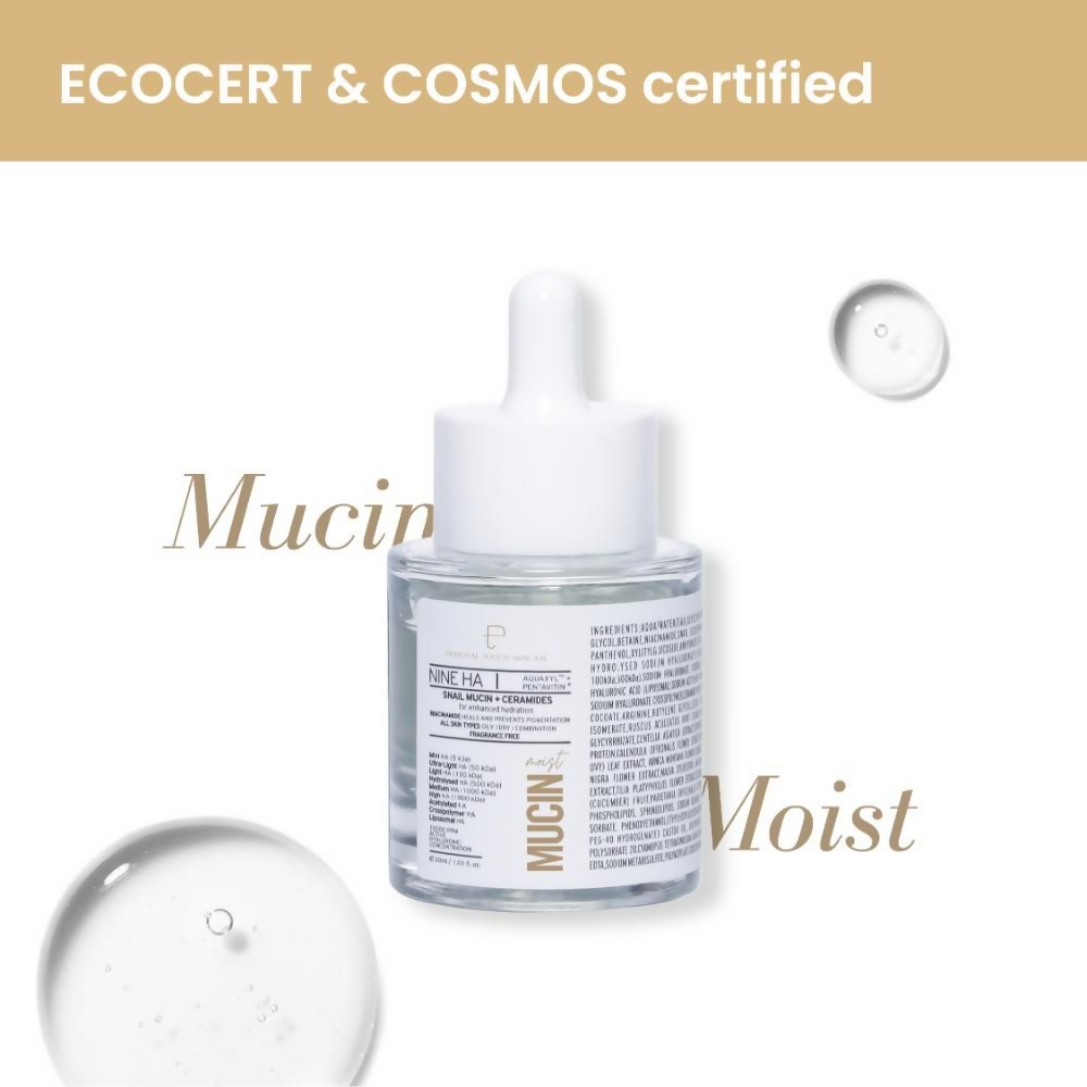 Personal Touch Mucin Serum With Hyaluronic Acids, Ceramides & Niacinamide | Grocsy