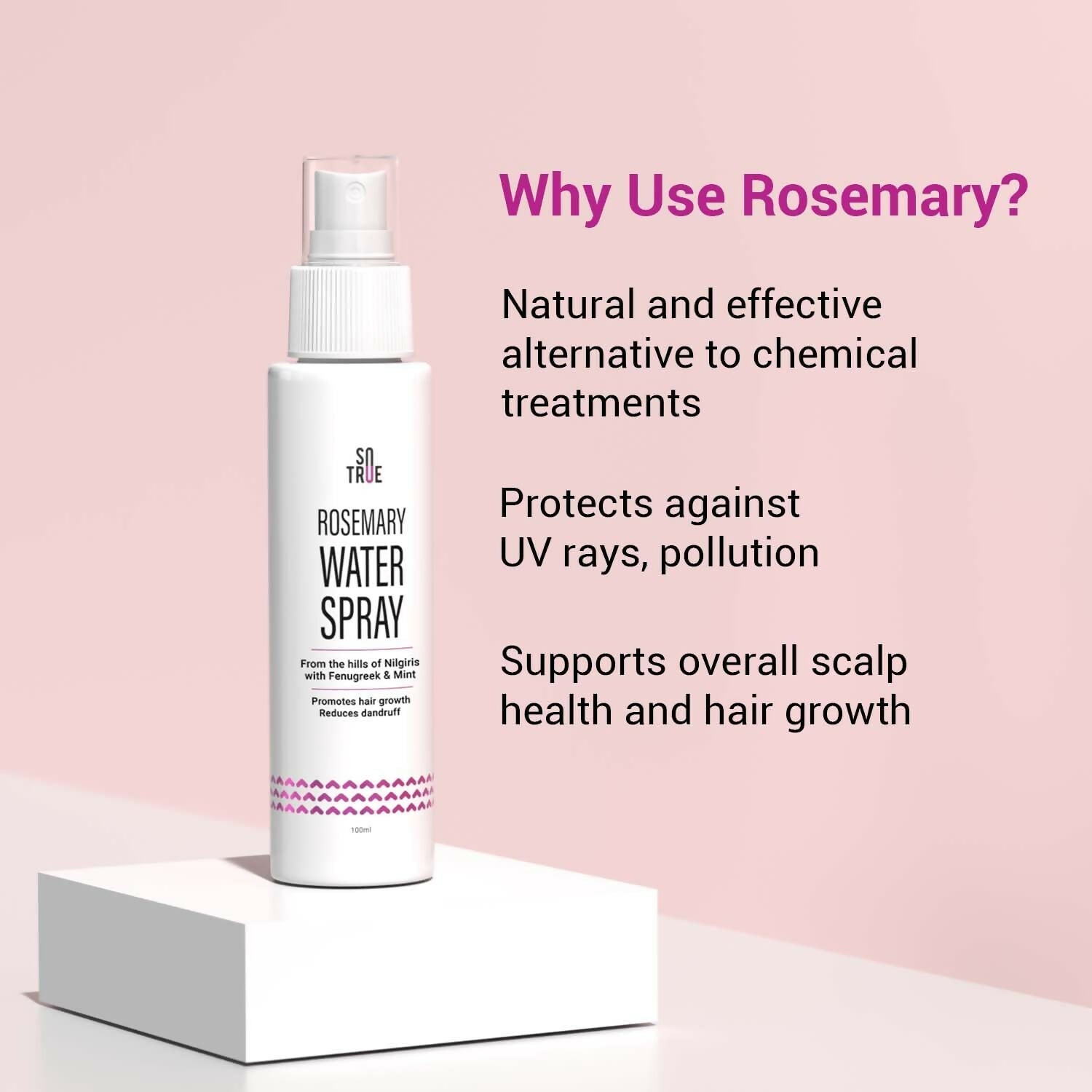 Sotrue Rosemary Water Spray For Hair Growth | Grocsy