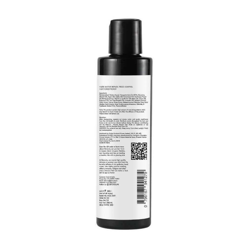 Detoxie Frizz Control & Hard Water Repair Hair Conditioner | Grocsy