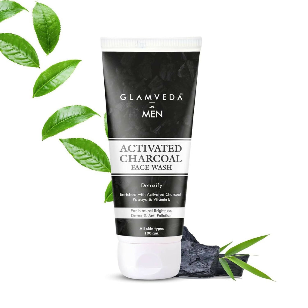 Glamveda Activated Charcoal Detox Face Wash | Grocsy