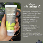 Glamveda Men Activated Charcoal Clay Detox & Anti Acne Face Wash | Grocsy