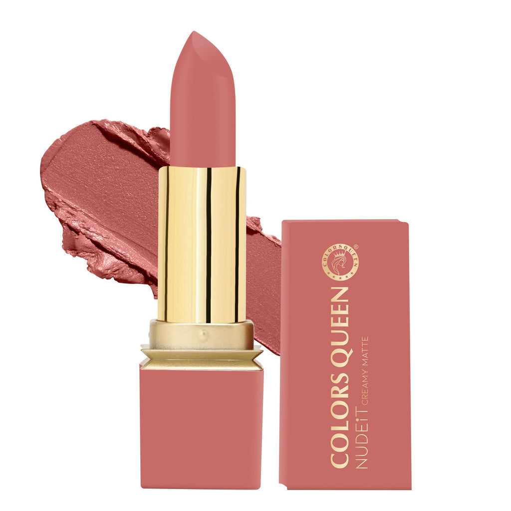 Colors Queen Nude It Creamy Matte Lipstick - Coral Kiss | Grocsy