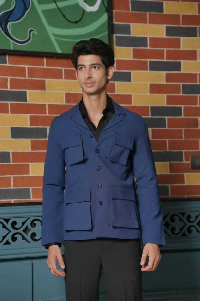 Minimal Matrix Black Shacket by Hilo Design | Grocsy