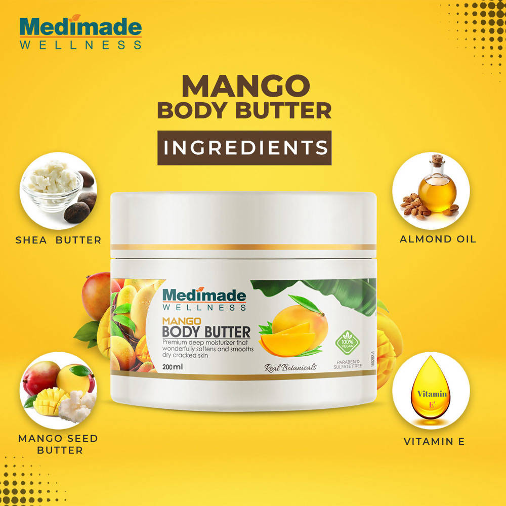 Medimade Wellness Mango Body Butter | Grocsy