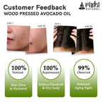 Rishi Natural Avocado Oil Wood Pressed 100% Pure Healthy skin And Hair | Grocsy