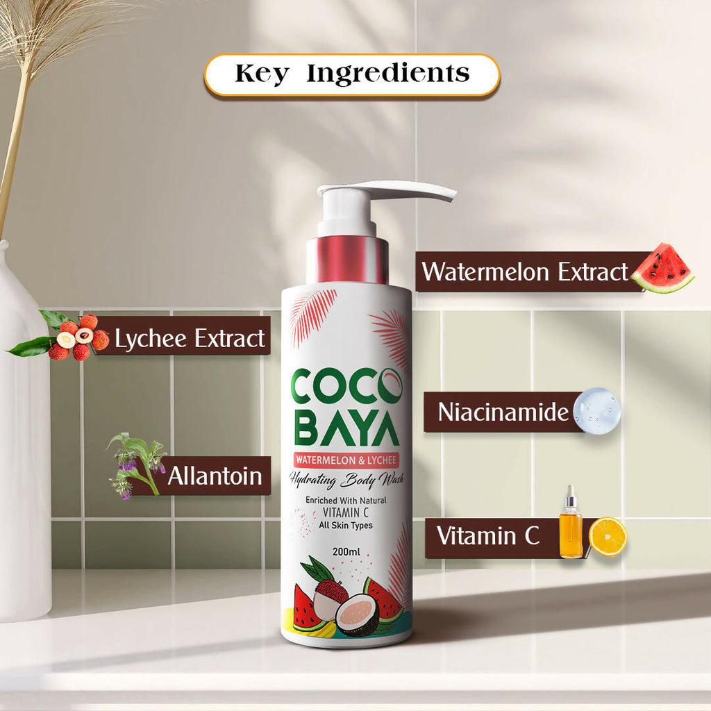 Cocobaya Watermelon & Lychee Body Wash | Grocsy