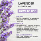 Skiura Nature 100% Natural Lavender Essential Oil For Hair, Skin & Aroma | Grocsy