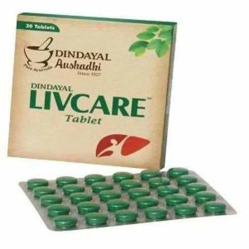 Dindayal Ayurveda Livcare Tablets | Grocsy