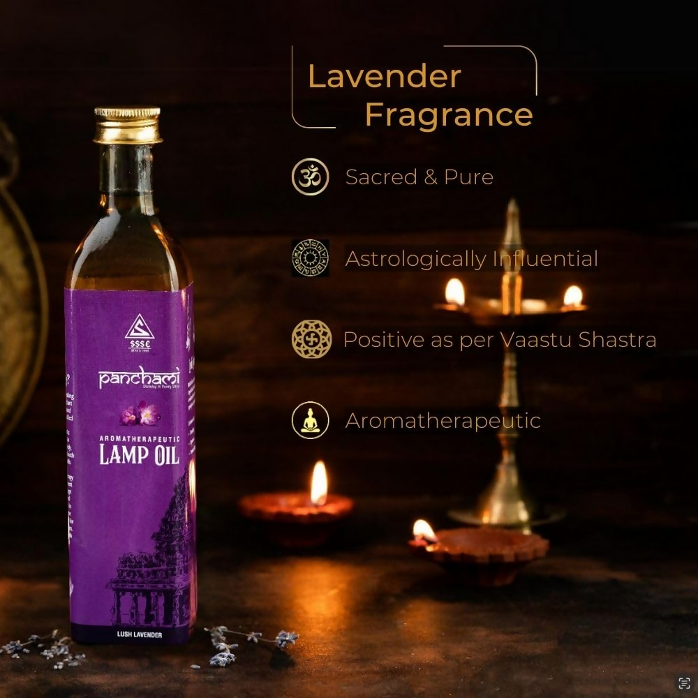 Panchami Sacred Fragrances - Lavender Lamp Oil | Grocsy